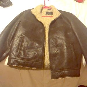 Wilsons Leather Jackets & Coats - Wilson’s Leather Sherpa-lined Jacket Wilsons Leather Jackets & Coats - Wilson’s Leather Sherpa-lined Jacket